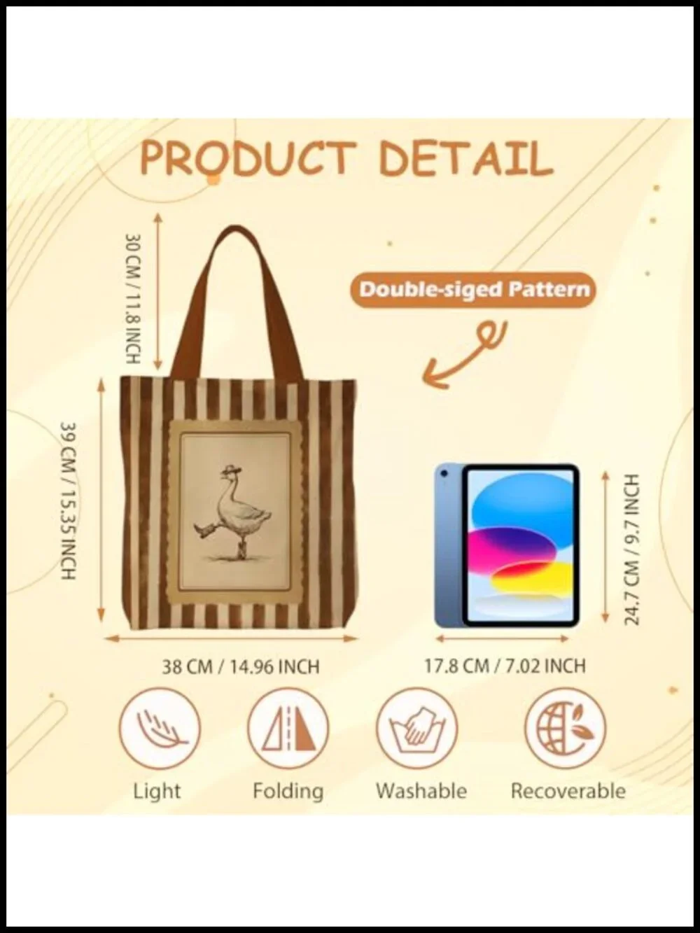 Funny Labrador Reading Tote Bag Reusable Shopping Grocery Bag